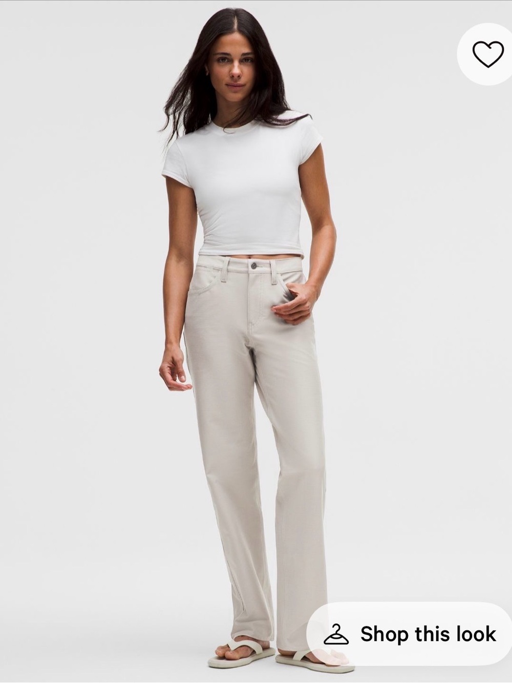 lululemon athletica Women's EasyFive Mid-Rise Relaxed-Straight Pant
